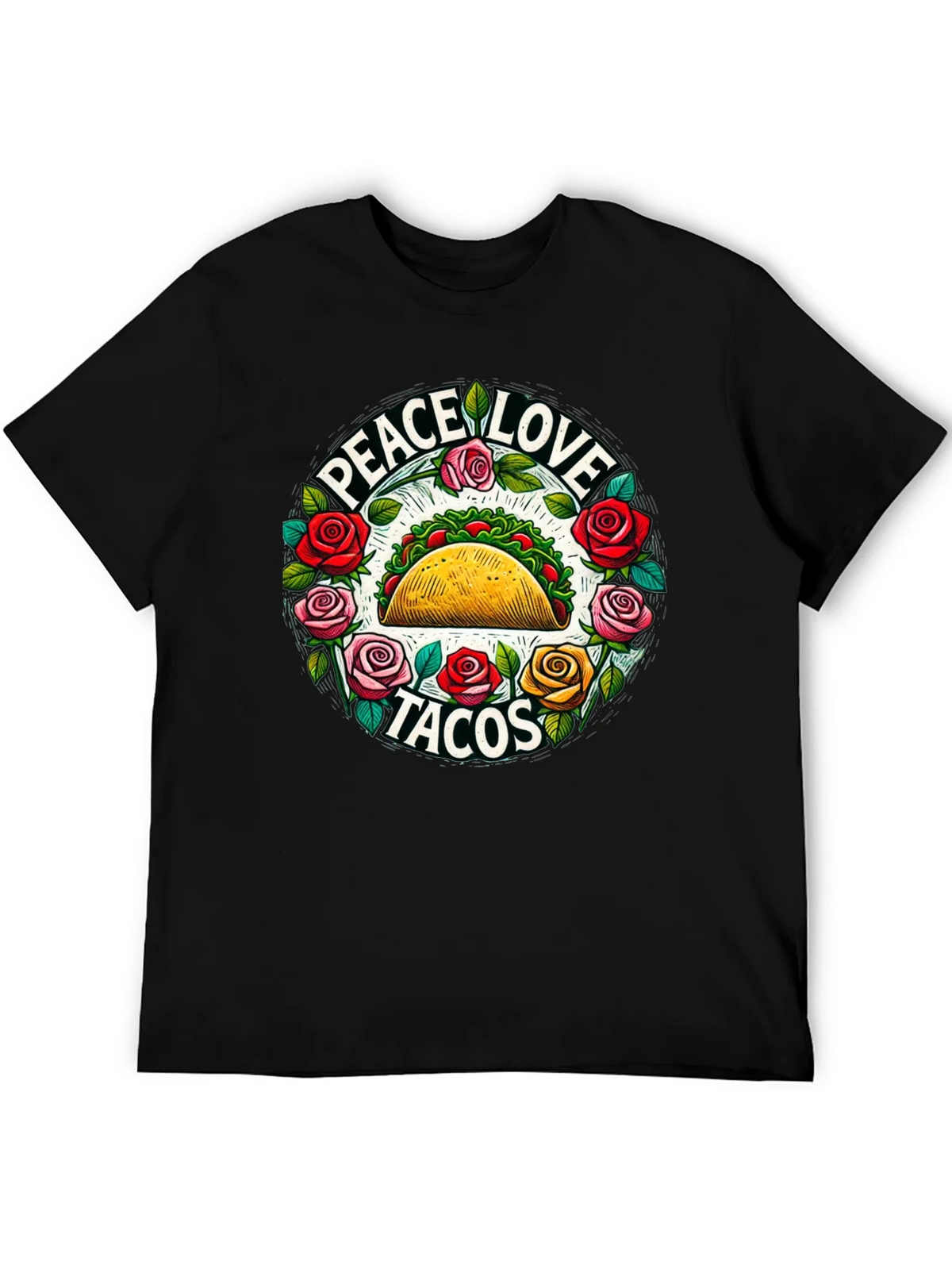 Peace Love Tacos Graphic Tee product image 5