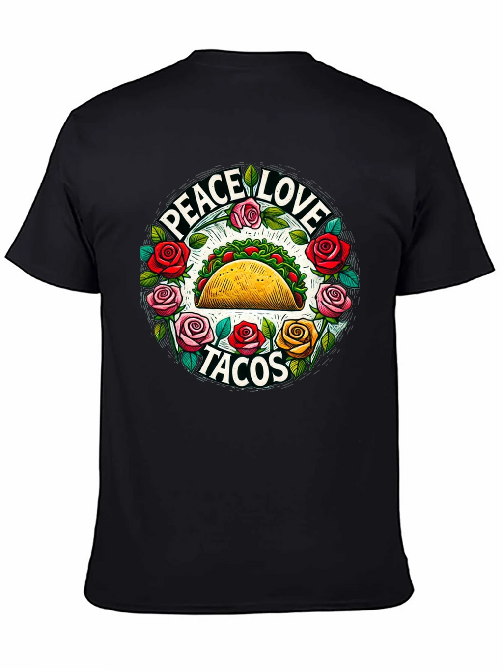 Peace Love Tacos Graphic Tee product image 4