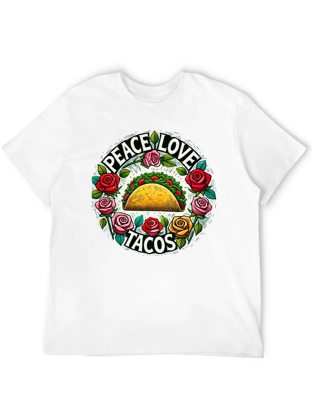 Peace Love Tacos Graphic Tee product image 11