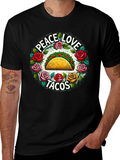 Peace Love Tacos Graphic Tee product image 1