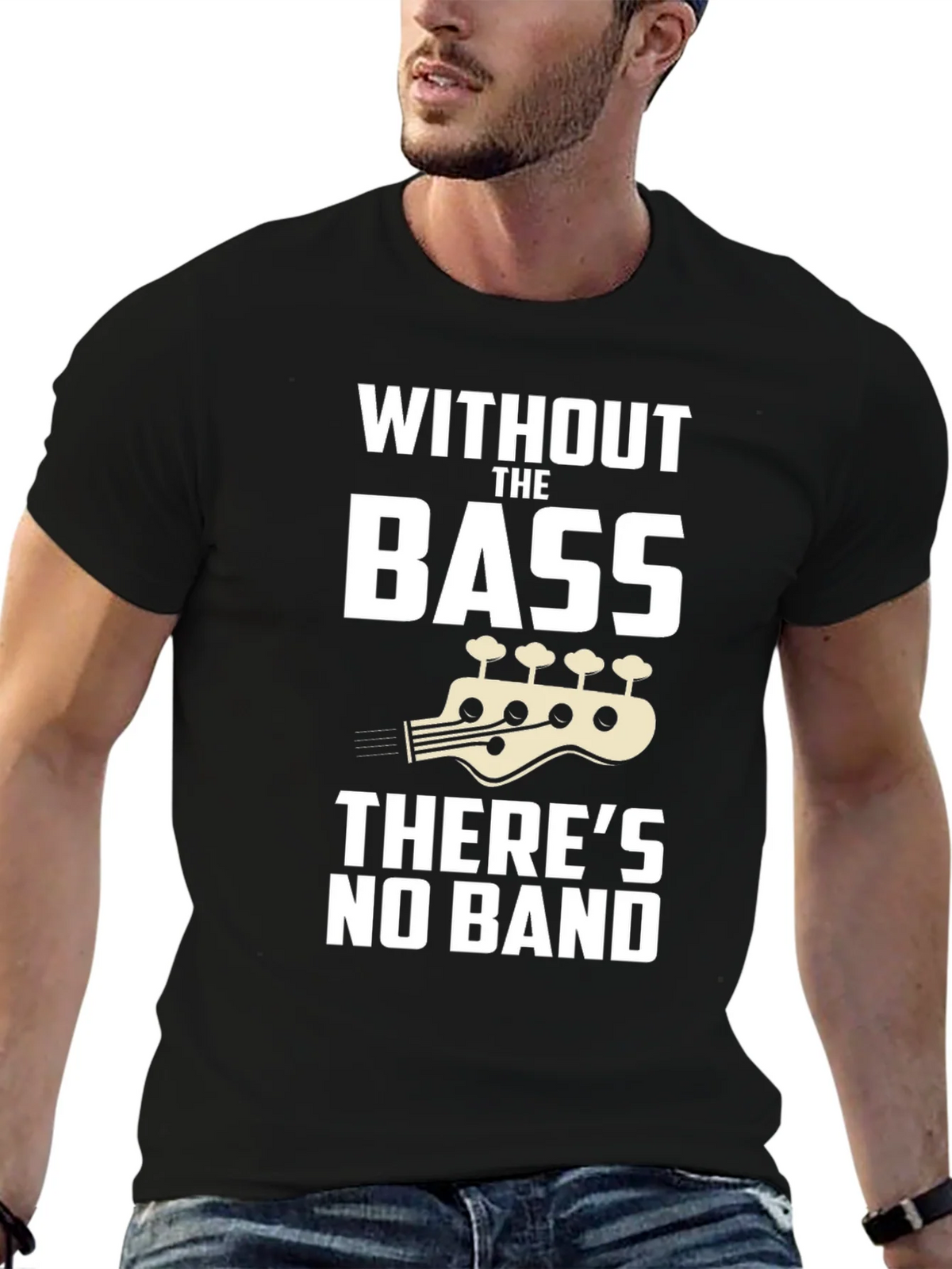 Without The Bass Theres No Band T-Shirt product image 6