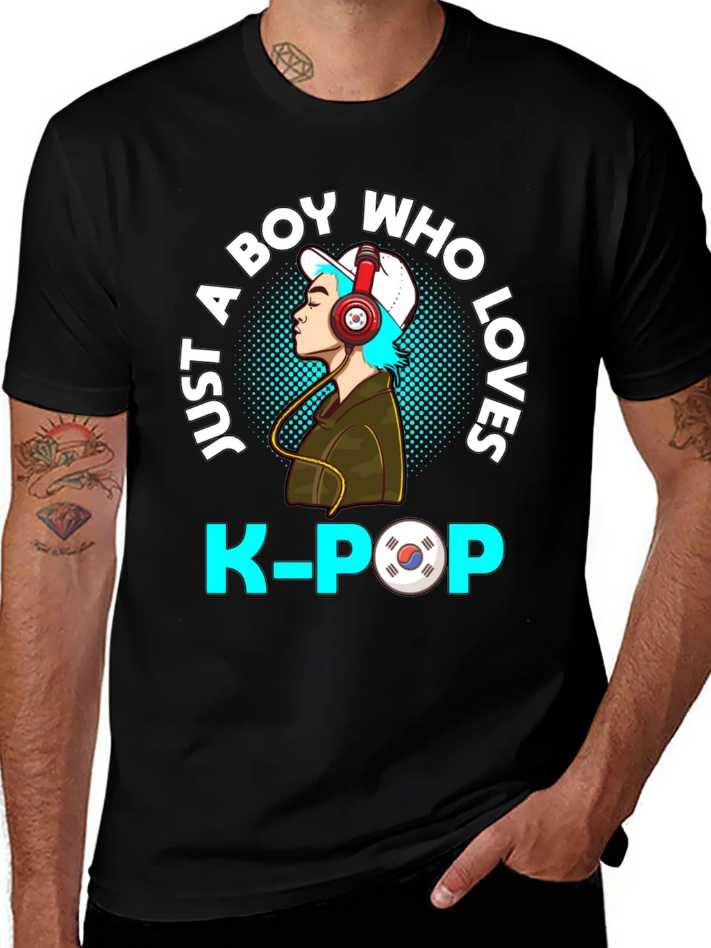 Just A Boy Who Loves K-POP T-Shirt product image 1