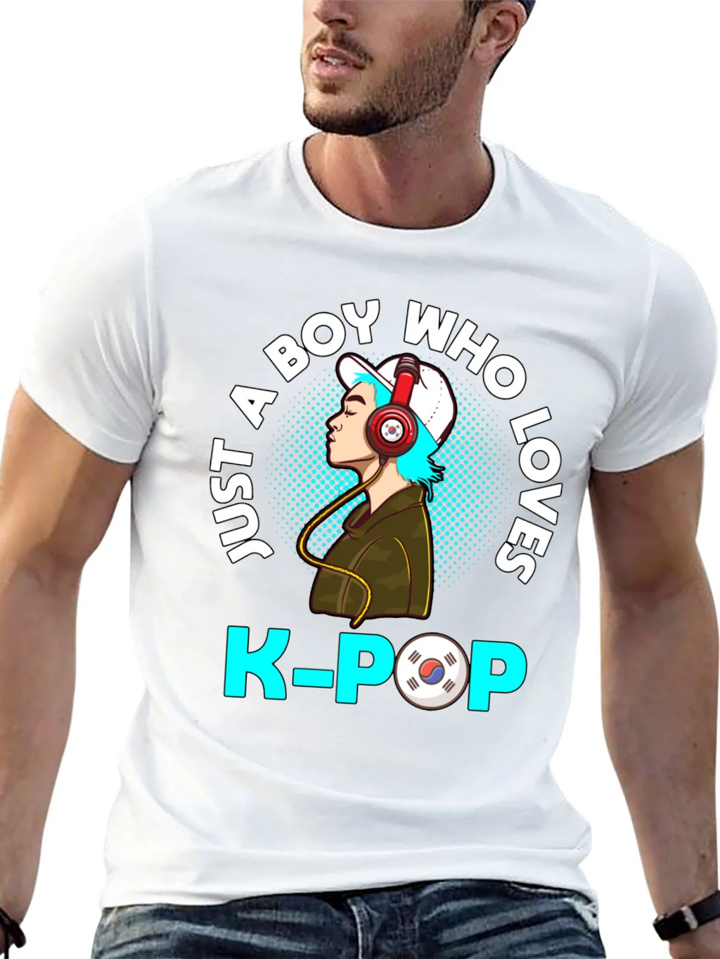 Just A Boy Who Loves K-POP T-Shirt product image 12