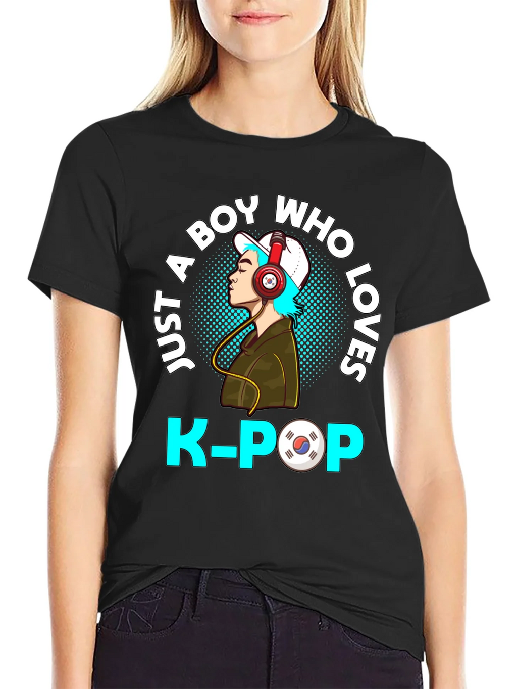 Just A Boy Who Loves K-POP T-Shirt product image 2