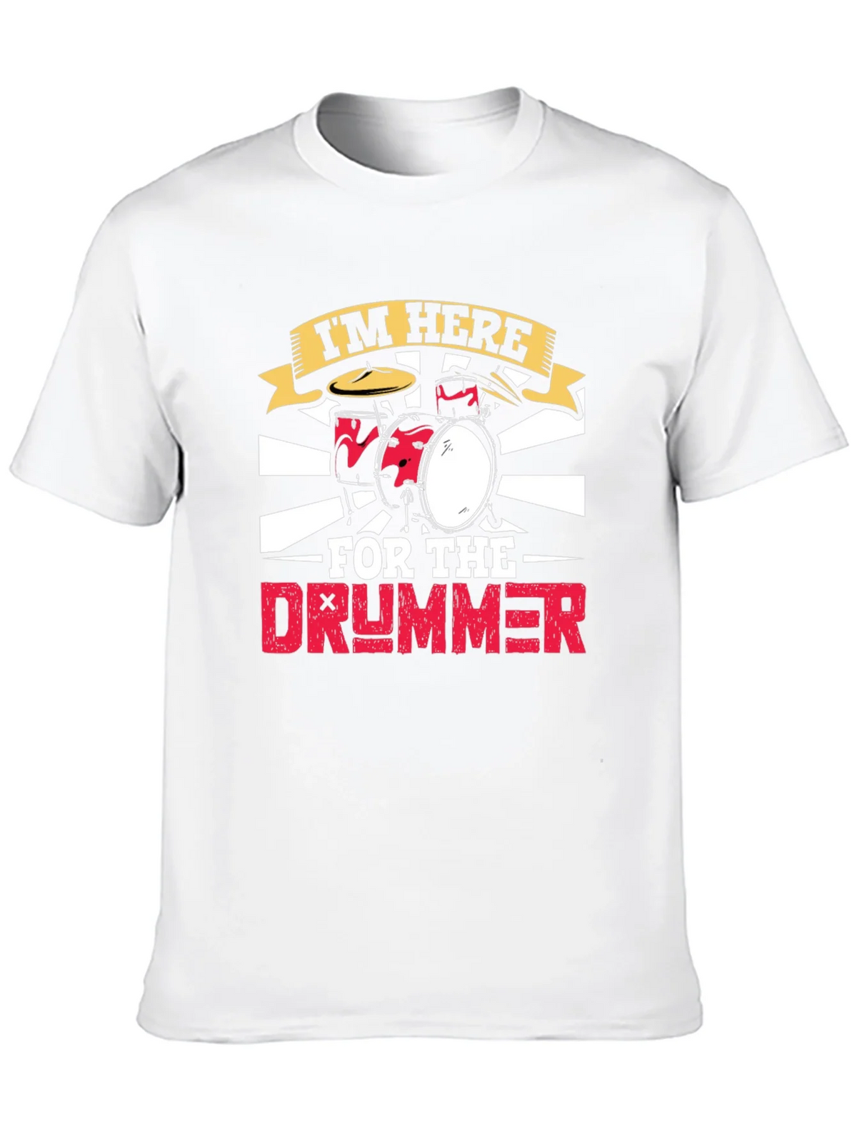 Im Here For The Drummer Black T-Shirt product image 9