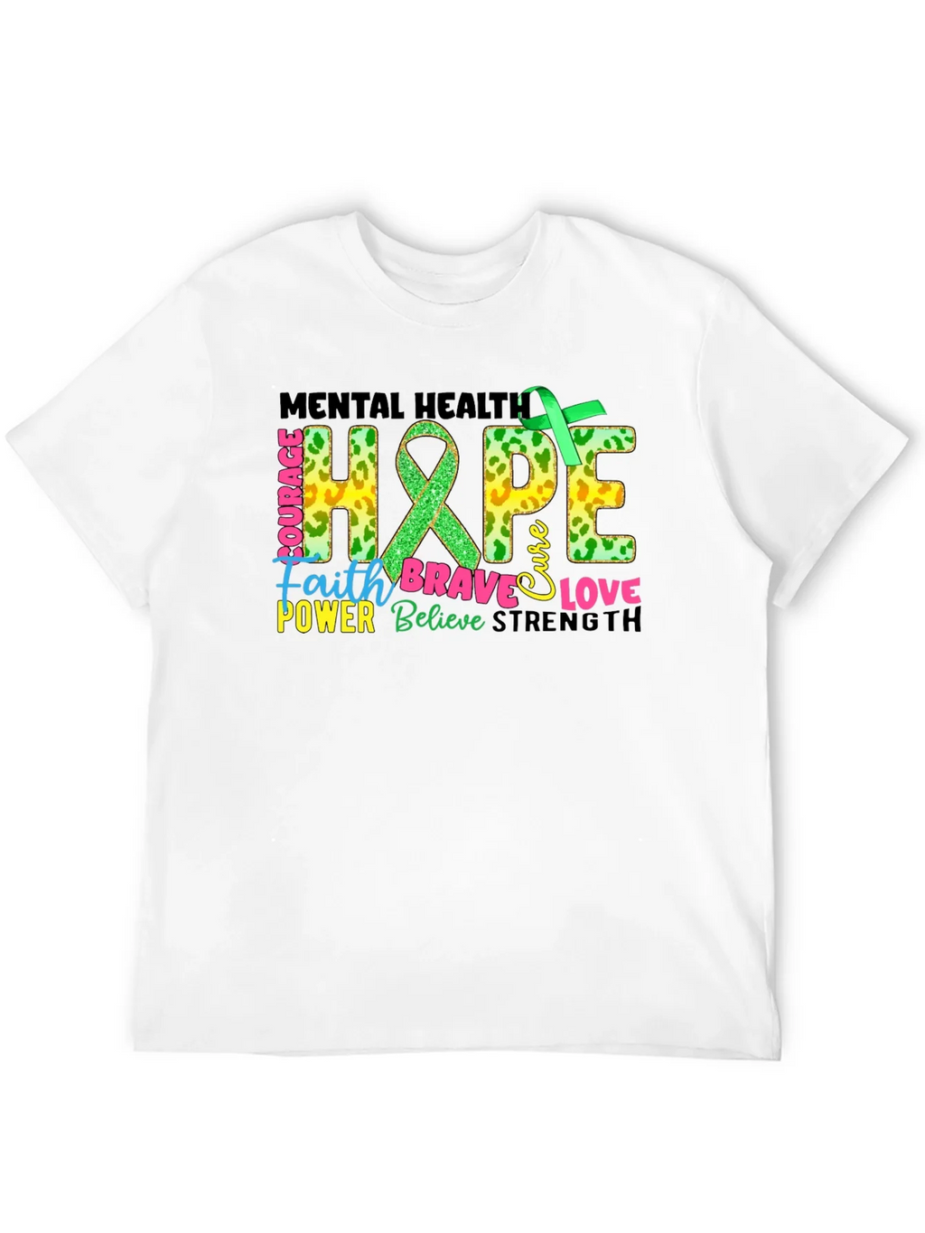 Mental Health Hope Awareness Graphic T-Shirt product image 6