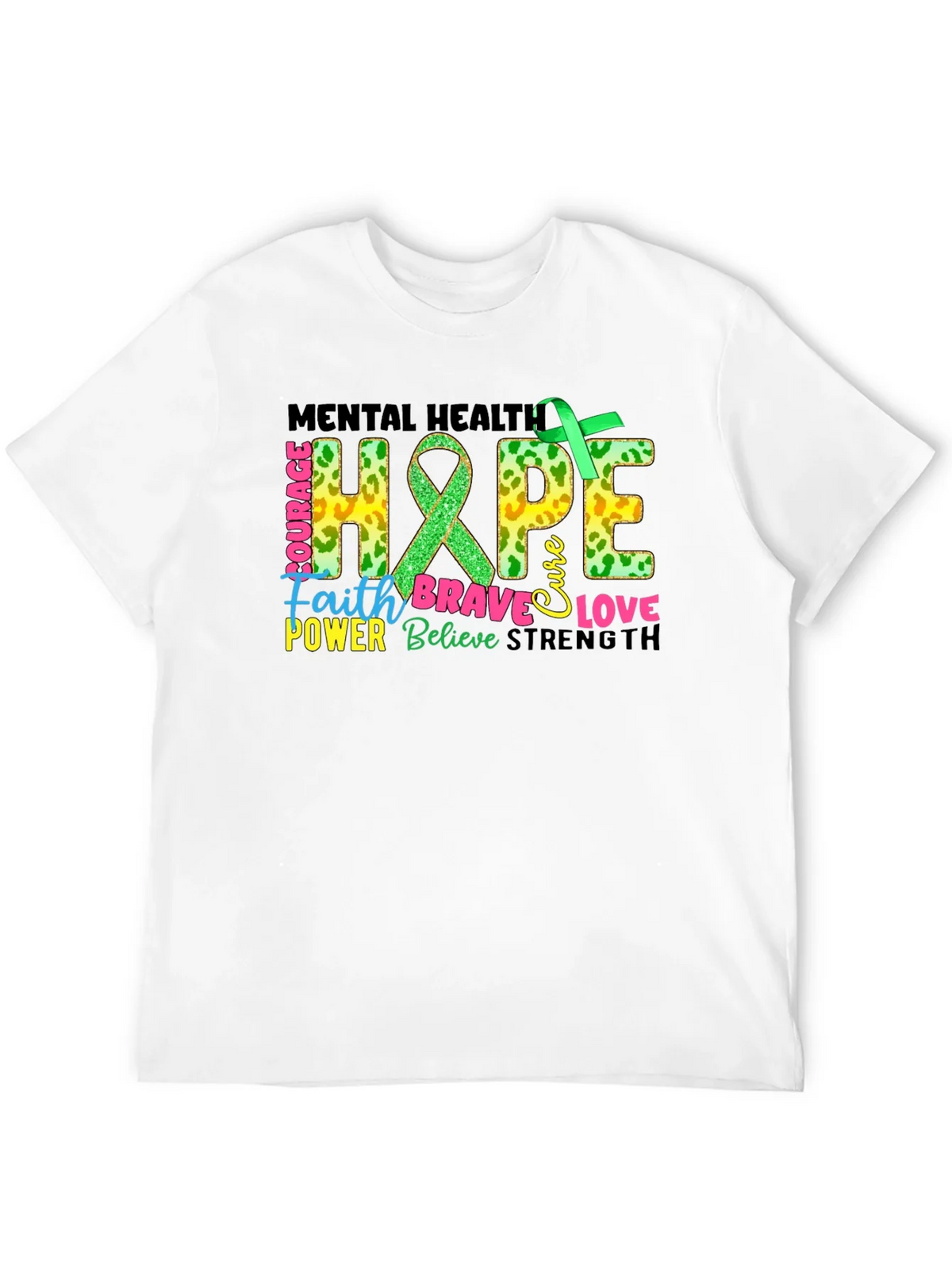 Mental Health Hope Awareness Graphic T-Shirt product image 6