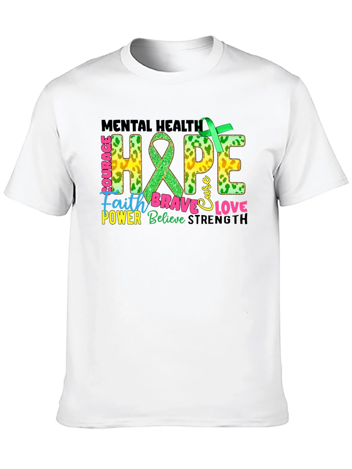 Mental Health Hope Awareness Graphic T-Shirt product image 5