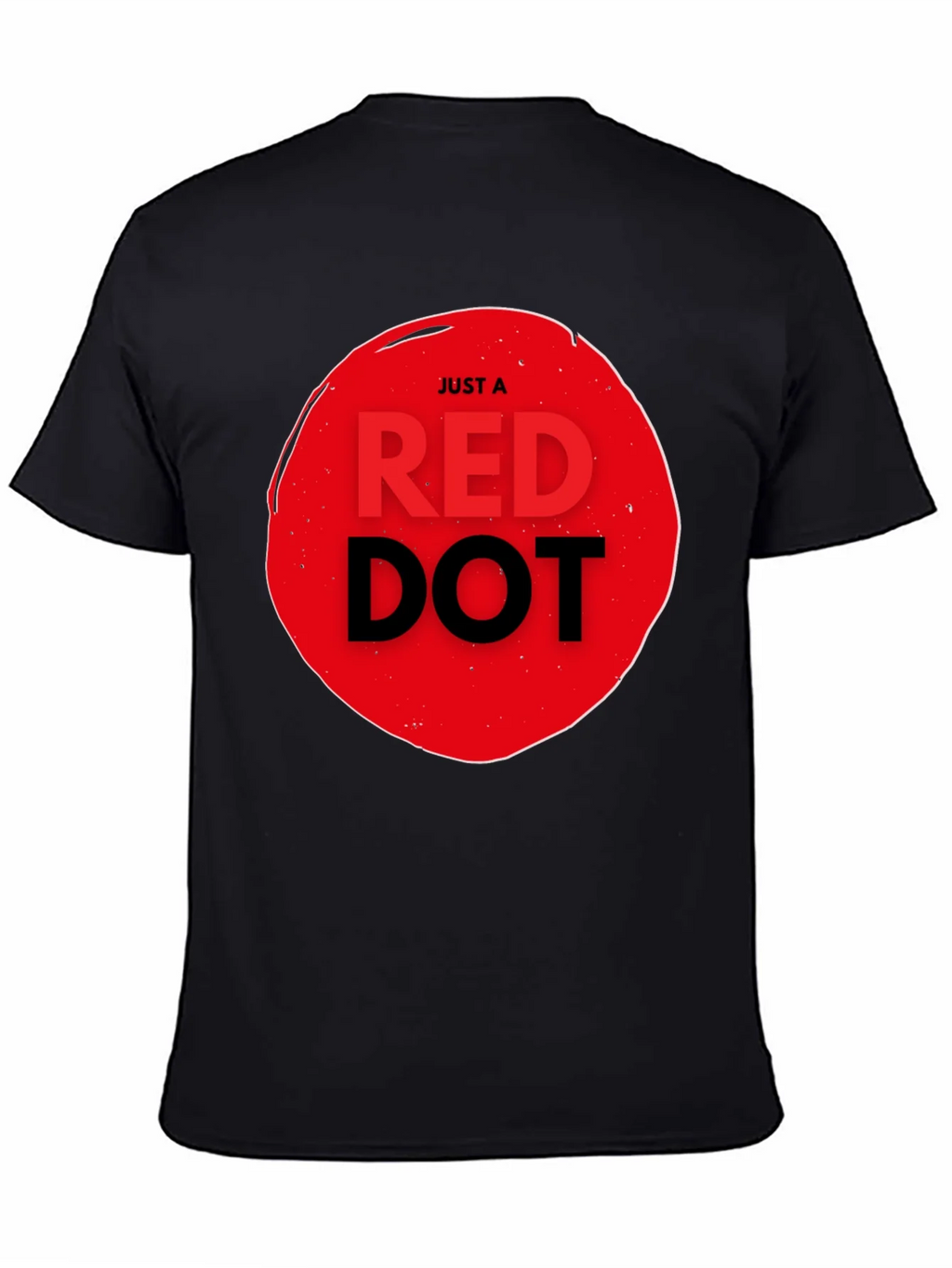 Just a Red Dot Graphic Tee - Trendy Casual T-Shirt product image 4