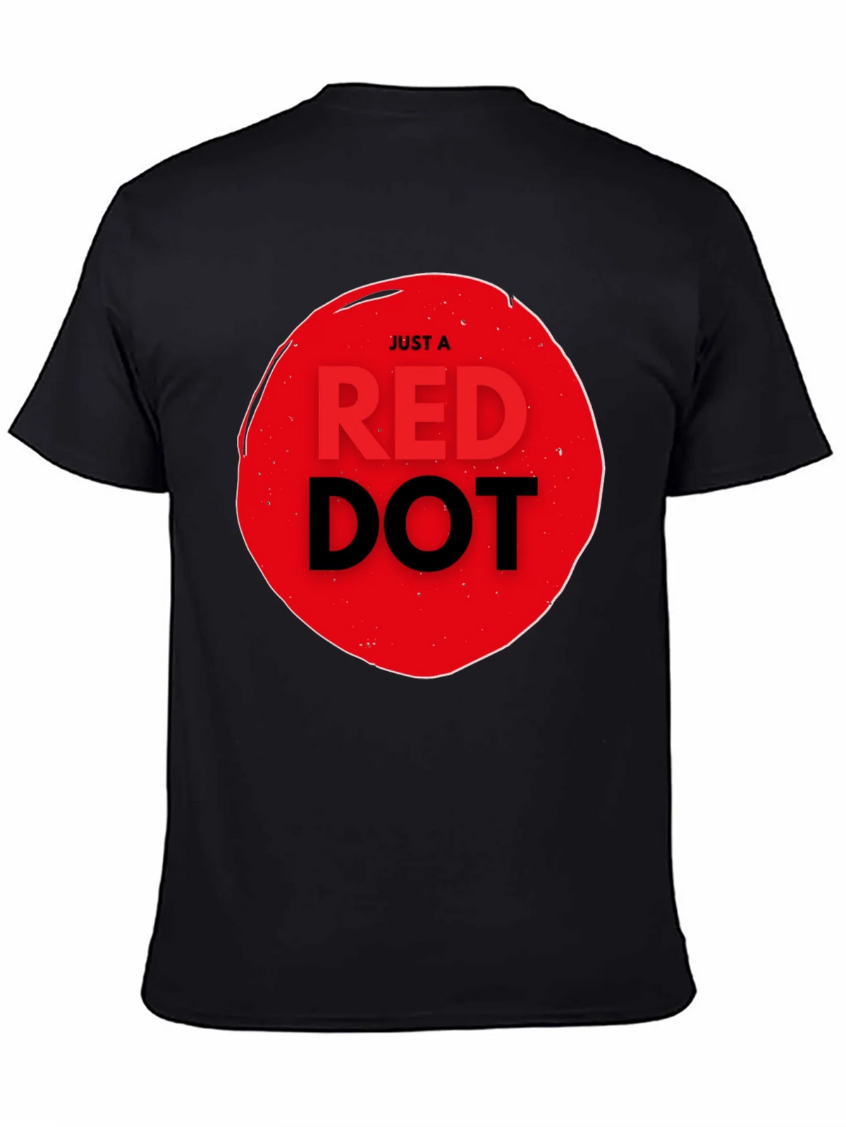 Just a Red Dot Graphic Tee - Trendy Casual T-Shirt product image 4
