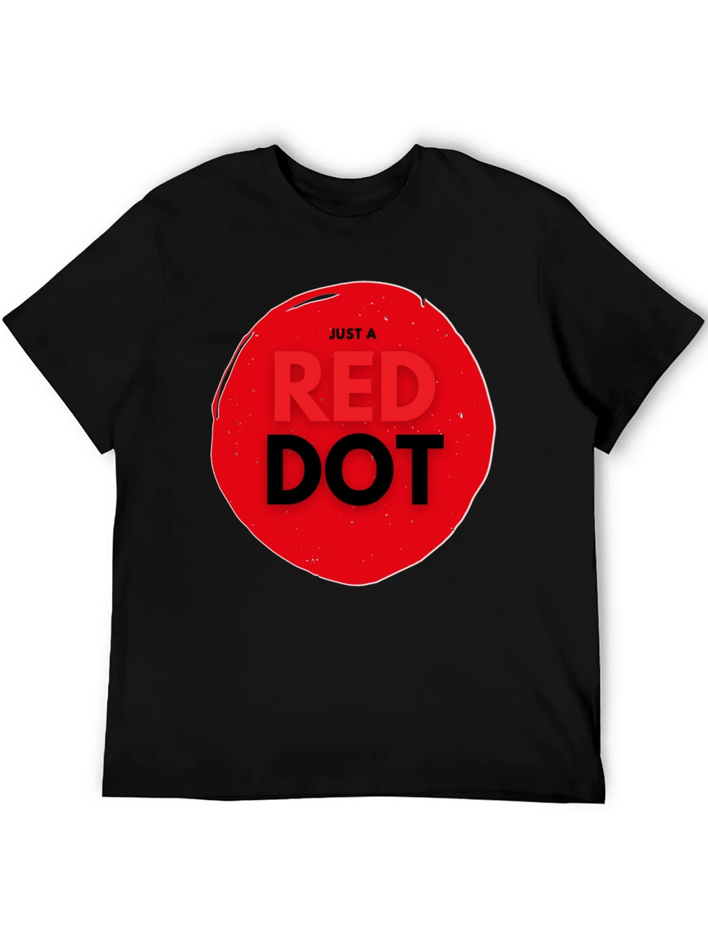 Just a Red Dot Graphic Tee - Trendy Casual T-Shirt product image 5
