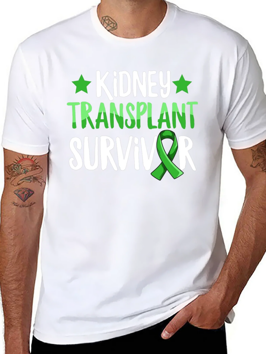 Kidney Transplant Survivor Awareness T-Shirt product image 7