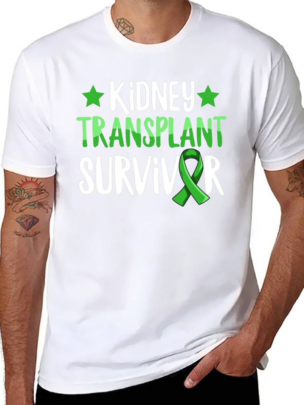 Kidney Transplant Survivor Awareness T-Shirt product image 7