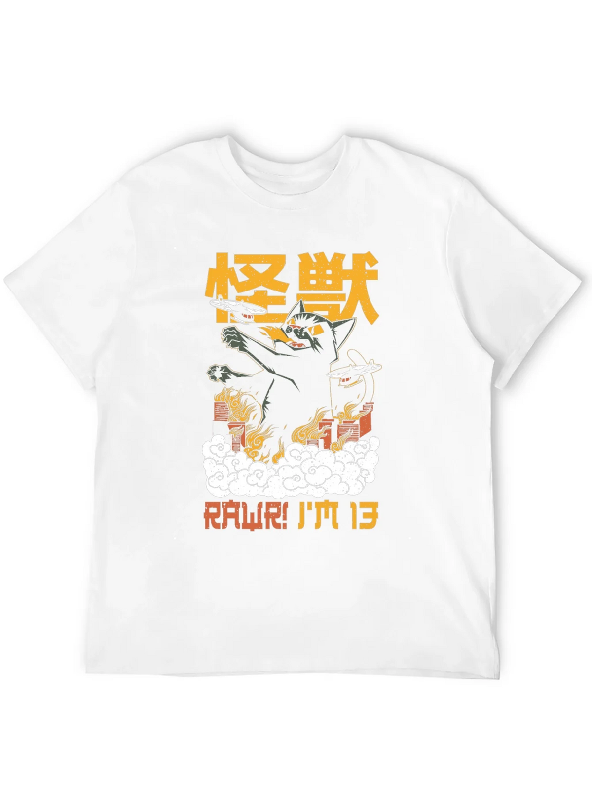 Kaiju Cat T-Shirt - RAWR! IM 13 product image 3