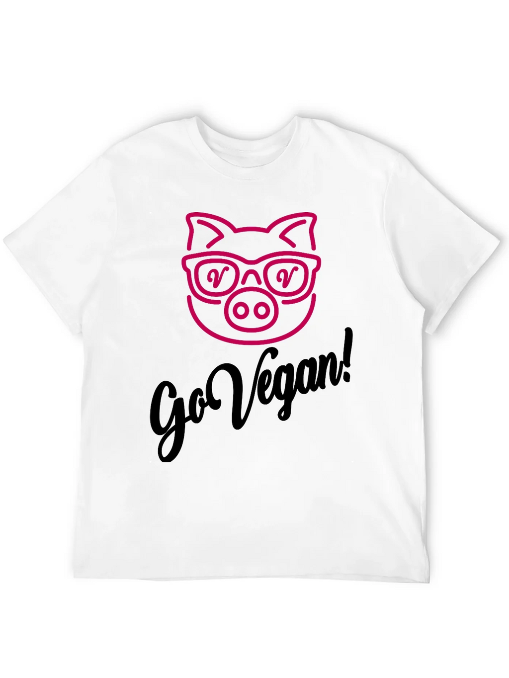 Go Vegan Pig Graphic Tee - Unisex Soft Cotton product image 11