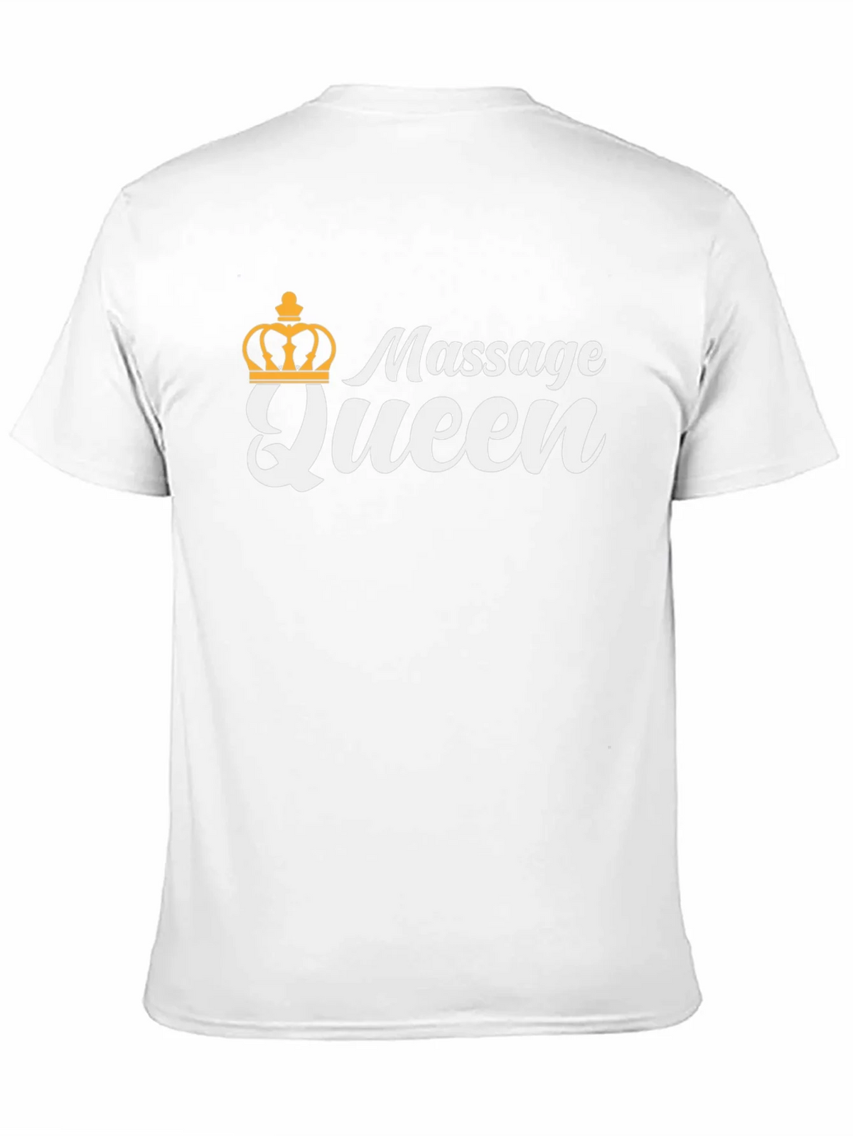Massage Queen T-Shirt - Black Crown Graphic Novelty Tee product image 5