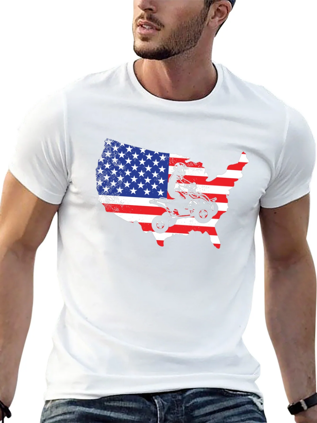USA ATV Rider T-Shirt product image 10