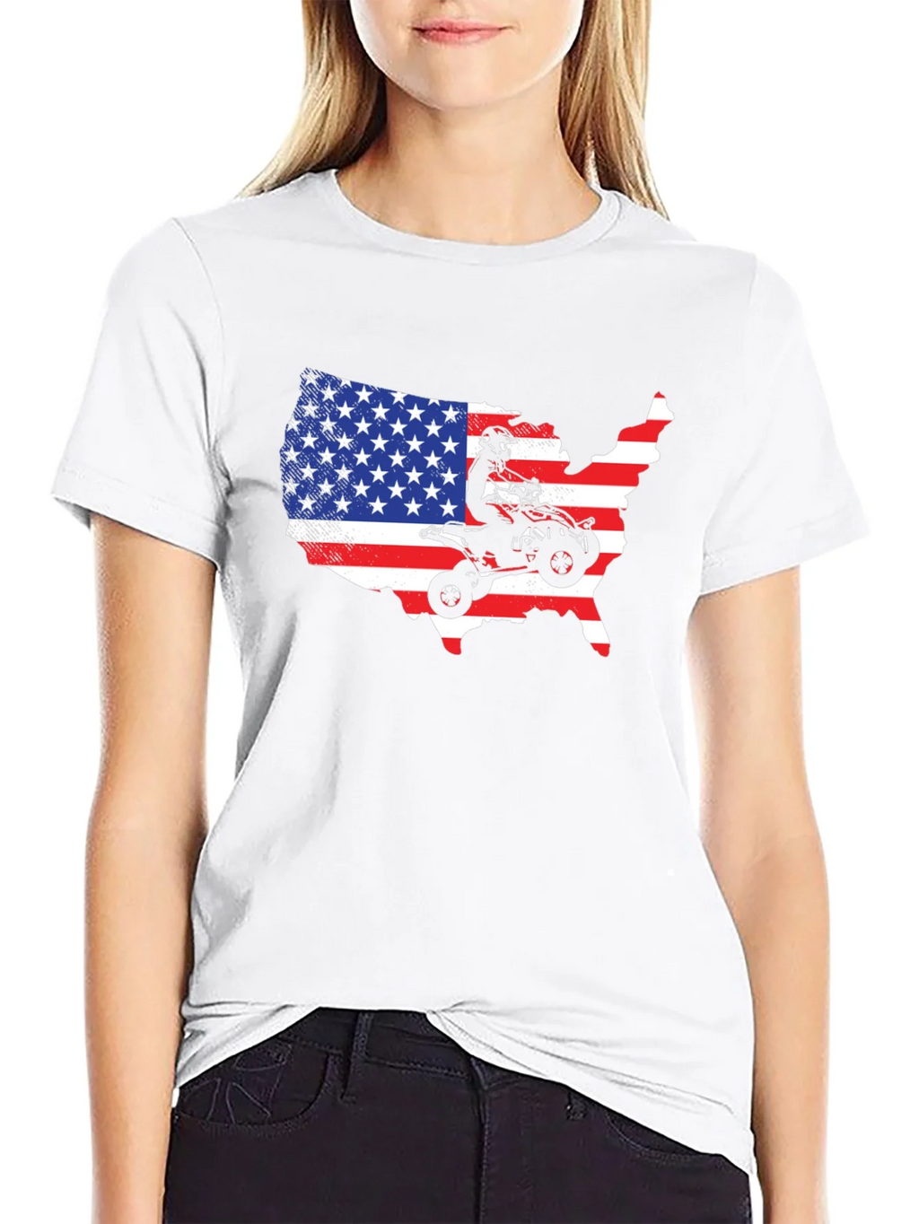 USA ATV Rider T-Shirt product image 7