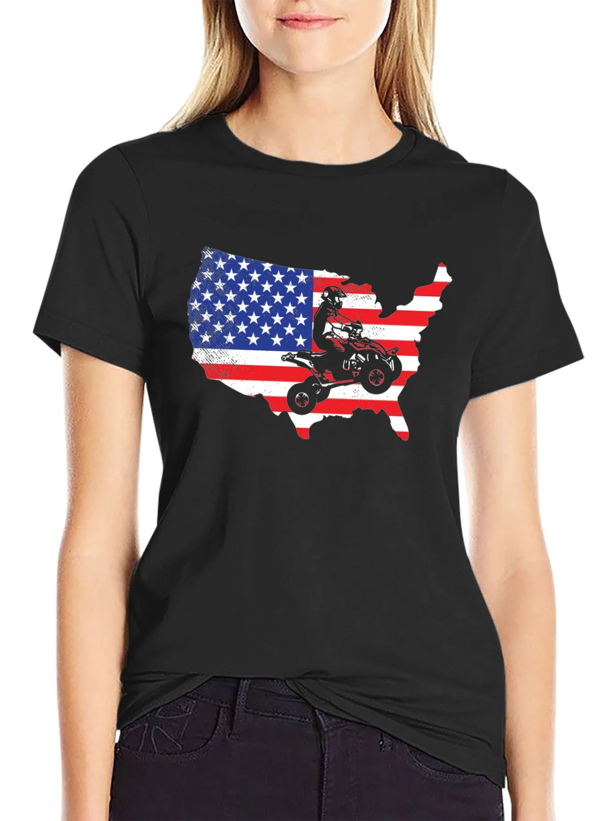 USA ATV Rider T-Shirt product image 2