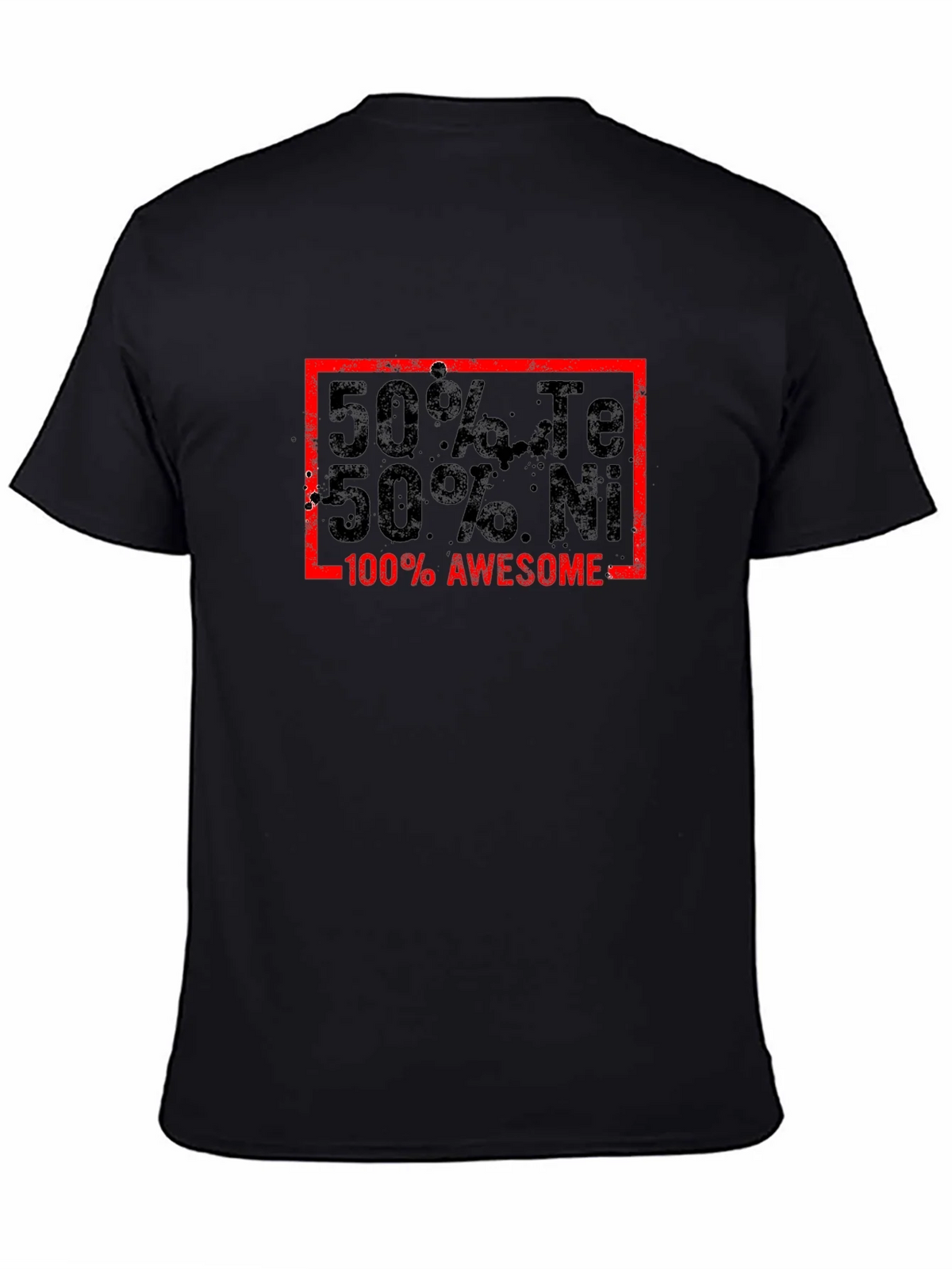 Awesome 50% Te 50% Ni Graphic T-Shirt product image 4