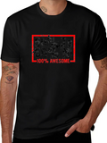 Awesome 50% Te 50% Ni Graphic T-Shirt product image 1