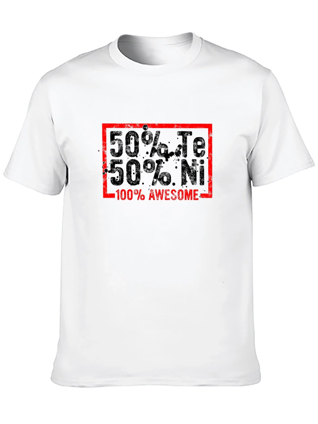 Awesome 50% Te 50% Ni Graphic T-Shirt product image 9