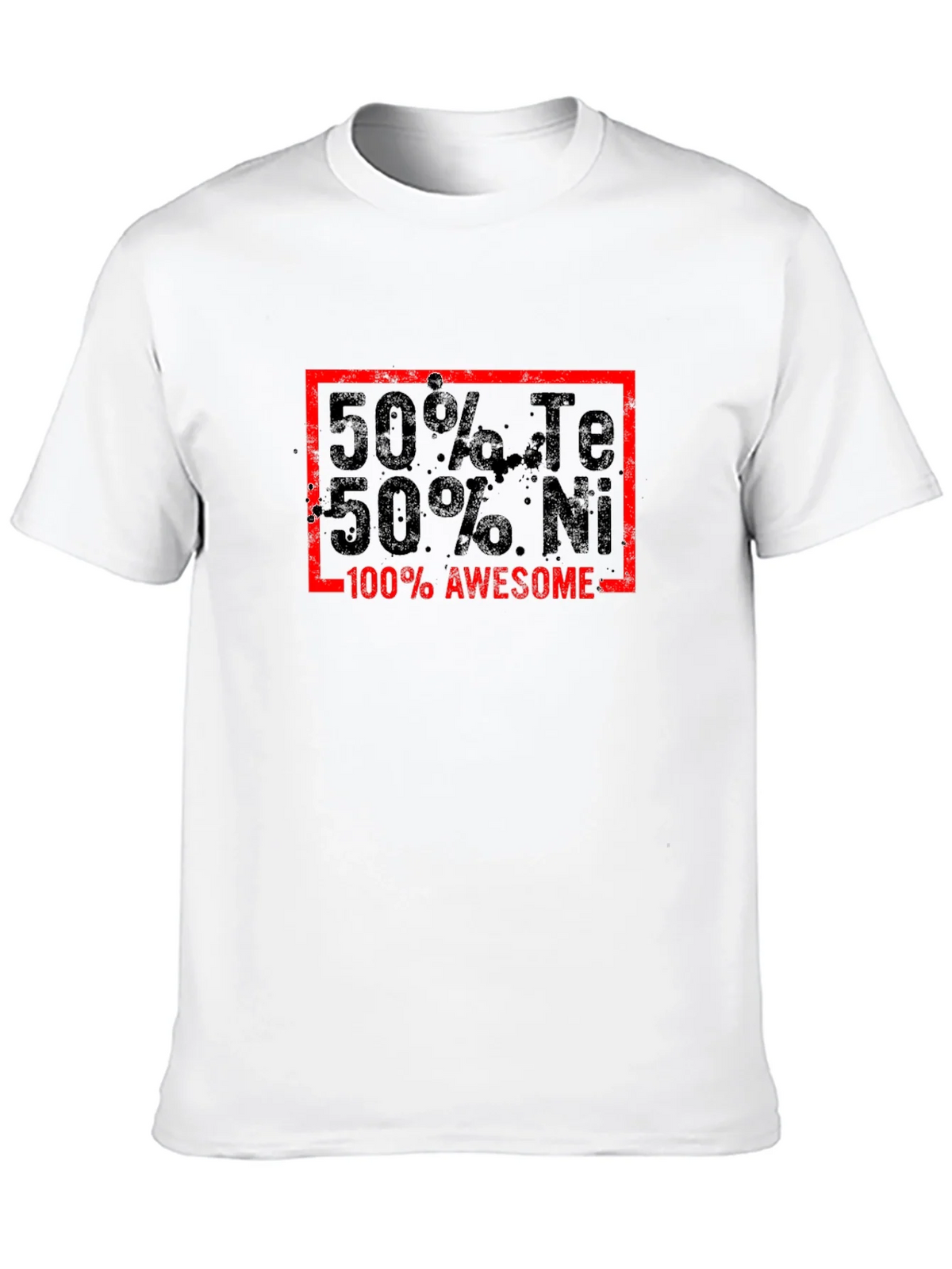 Awesome 50% Te 50% Ni Graphic T-Shirt product image 9