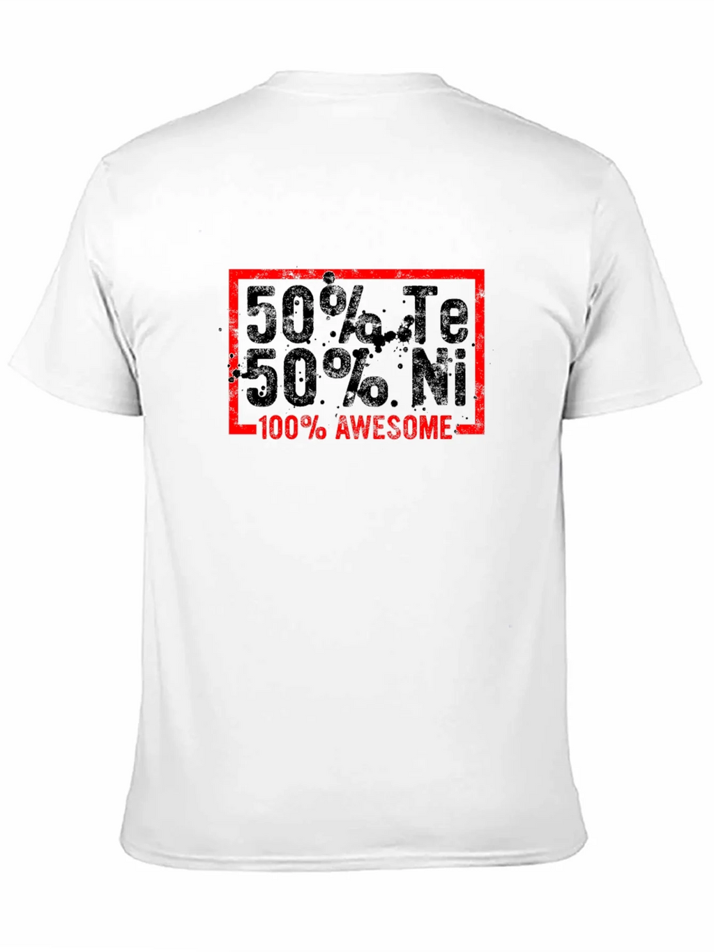 Awesome 50% Te 50% Ni Graphic T-Shirt product image 10