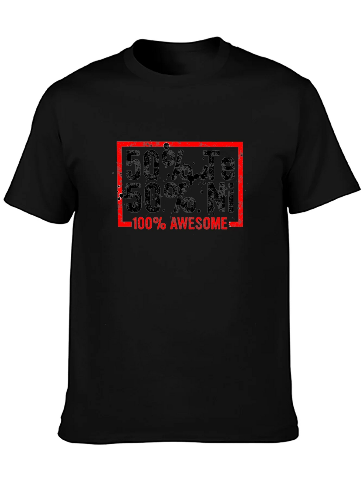Awesome 50% Te 50% Ni Graphic T-Shirt product image 3