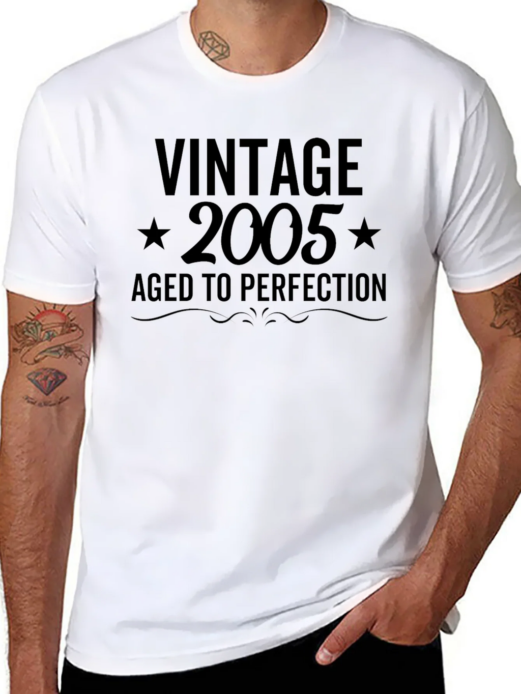 Vintage 2005 Aged To Perfection Graphic T-Shirt product image 7