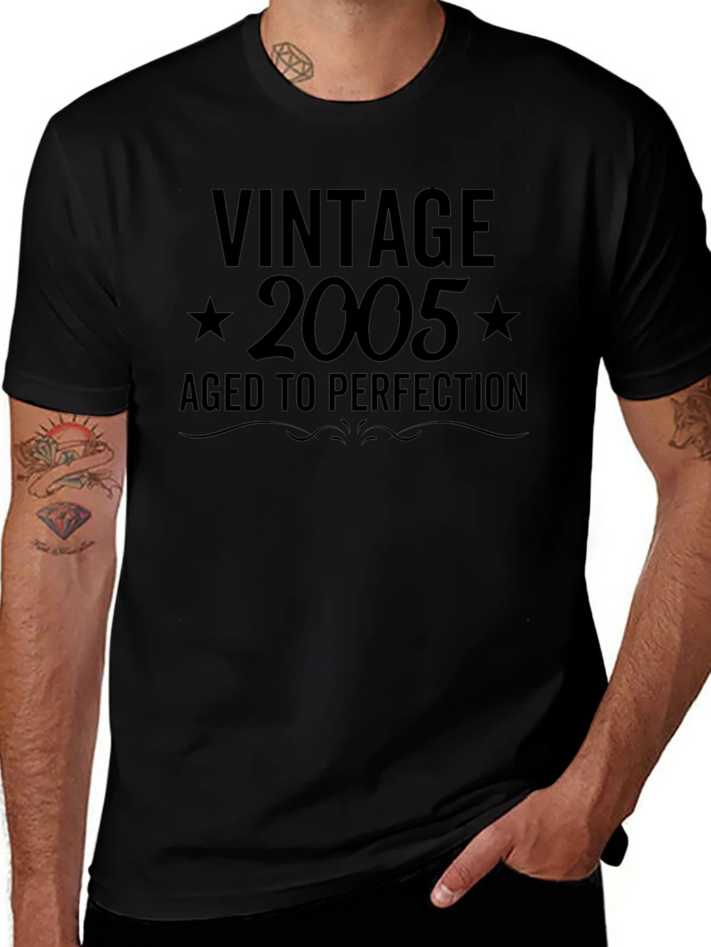 Vintage 2005 Aged To Perfection Graphic T-Shirt product image 1