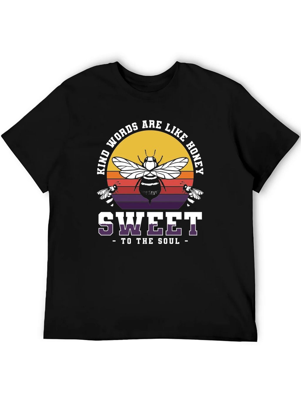 Kind Words are Like Honey Bee Graphic T-Shirt product image 5