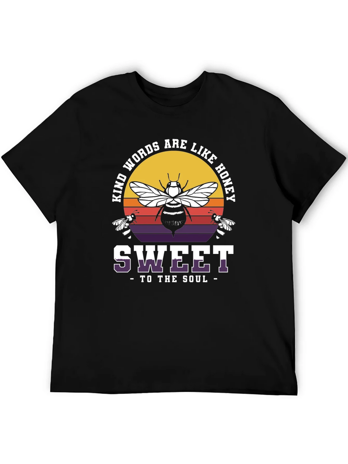 Kind Words are Like Honey Bee Graphic T-Shirt product image 5