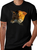 Geometric Fox T-Shirt - Stylish Animal Design product image 1