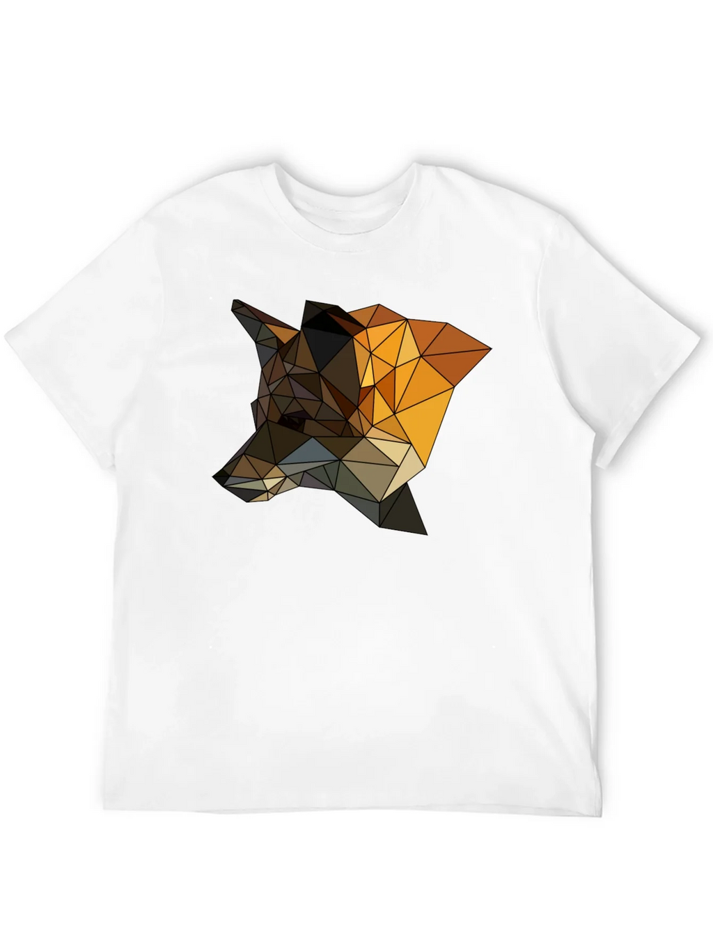 Geometric Fox T-Shirt - Stylish Animal Design product image 11