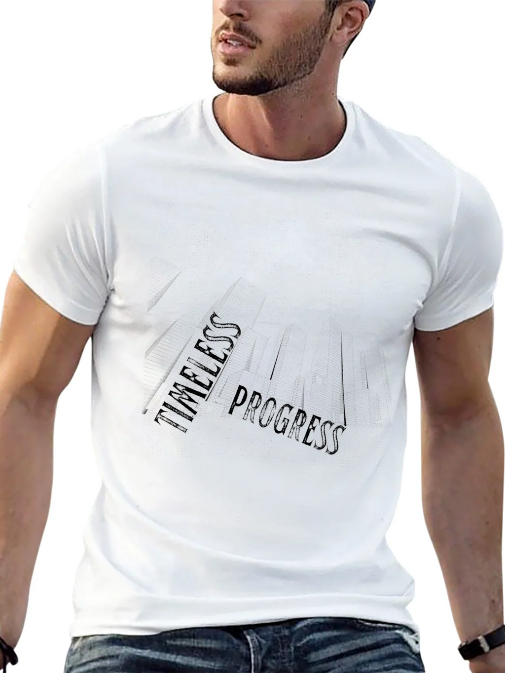 Timeless Progress Black Graphic Tee product image 12
