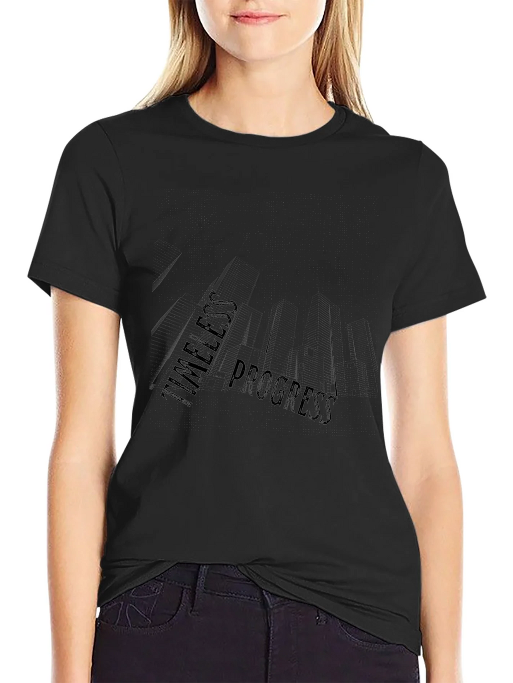 Timeless Progress Black Graphic Tee product image 2