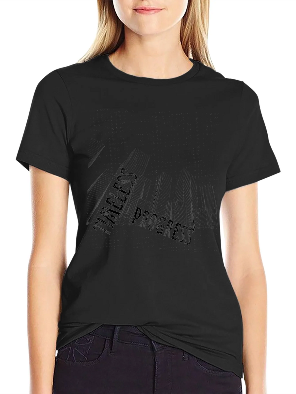 Timeless Progress Black Graphic Tee product image 2