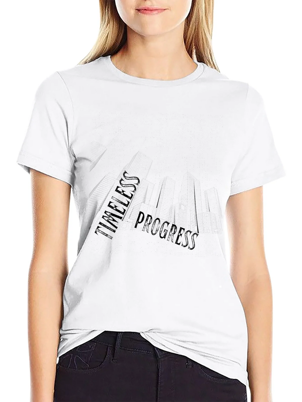 Timeless Progress Black Graphic Tee product image 8