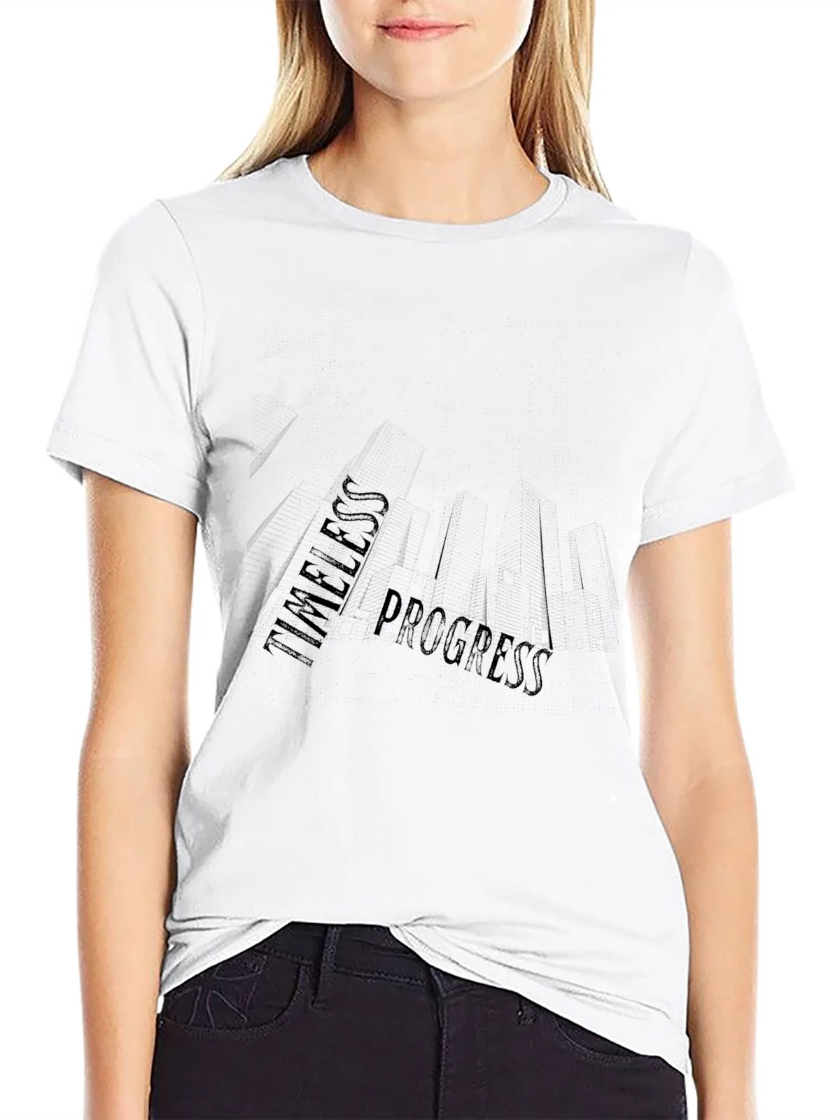 Timeless Progress Black Graphic Tee product image 8