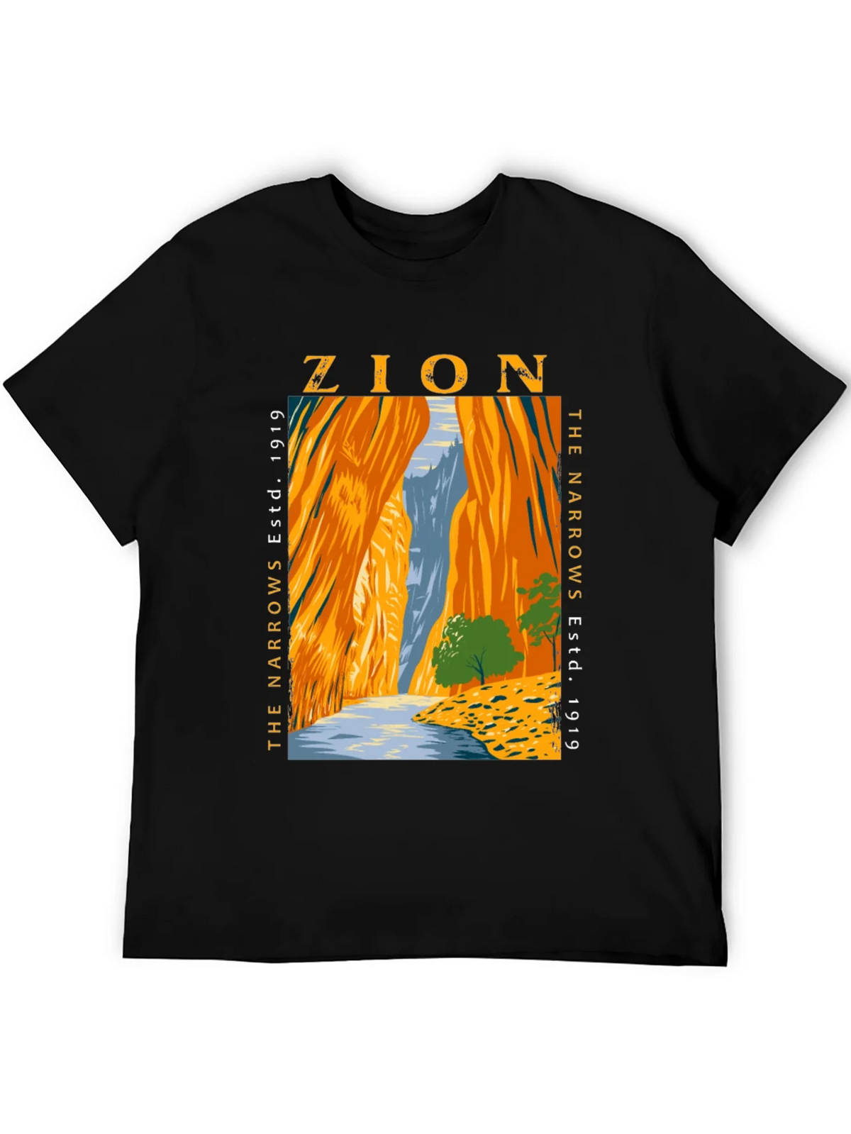 Zion Narrows Est. 1919 Graphic T-Shirt product image 2