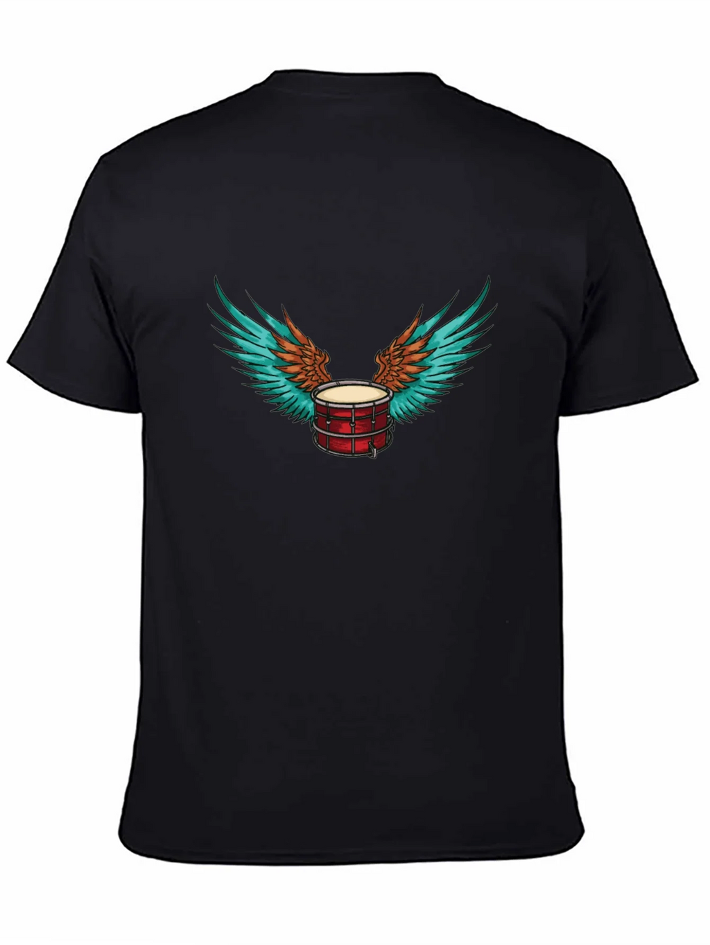 Drum with Wings Graphic Tee product image 4