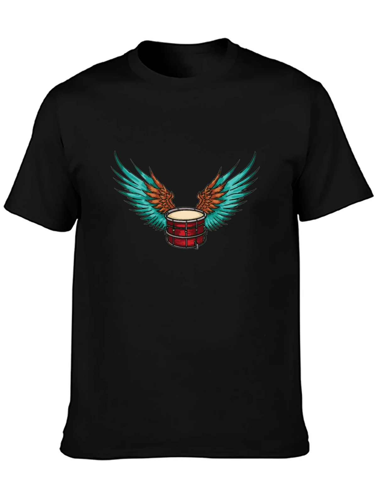 Drum with Wings Graphic Tee product image 3