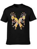 Kokopelli Dancer Graphic Tee - Black product image 1