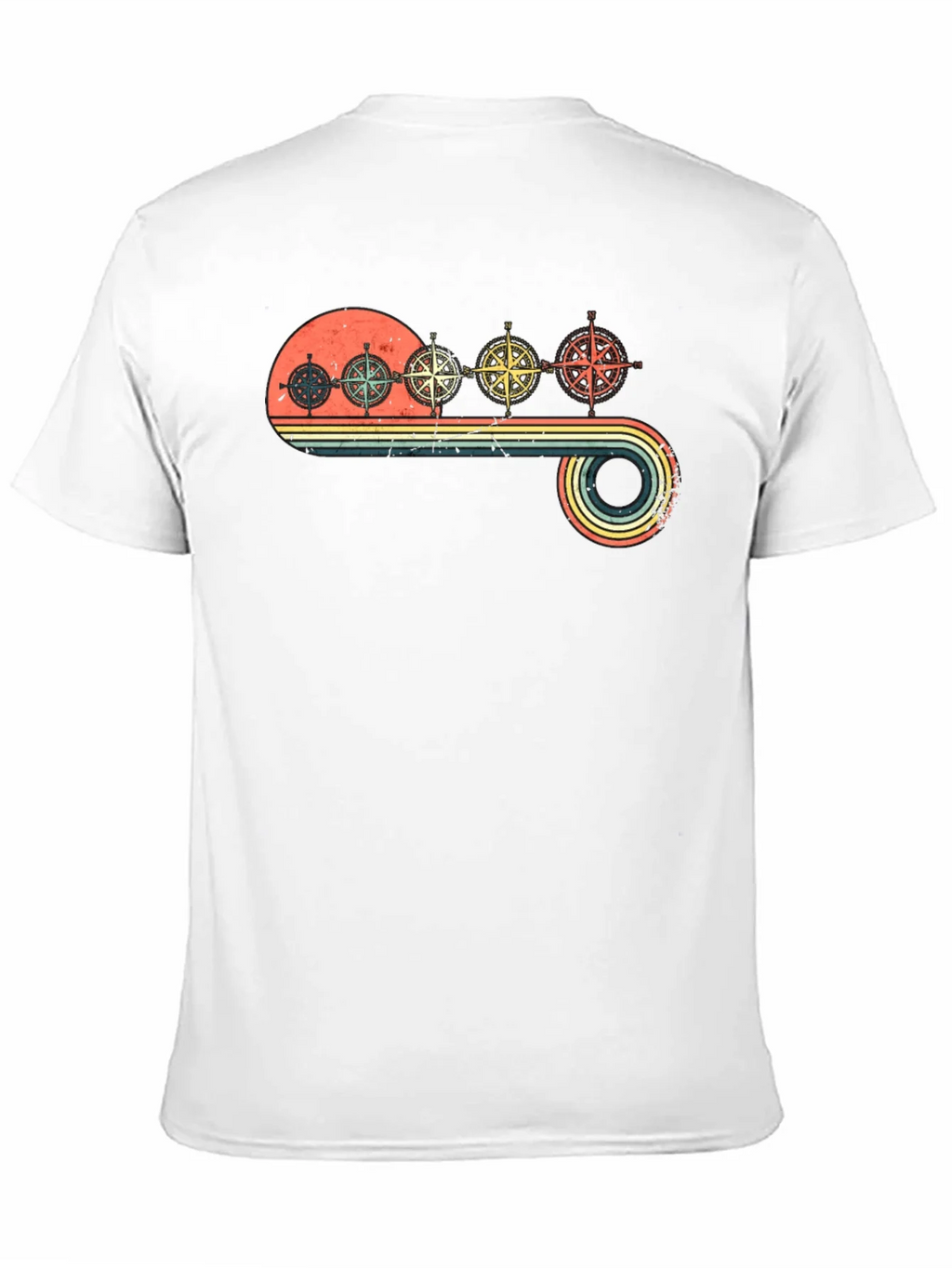 Vintage Compass T-Shirt - Retro Nautical Design product image 10