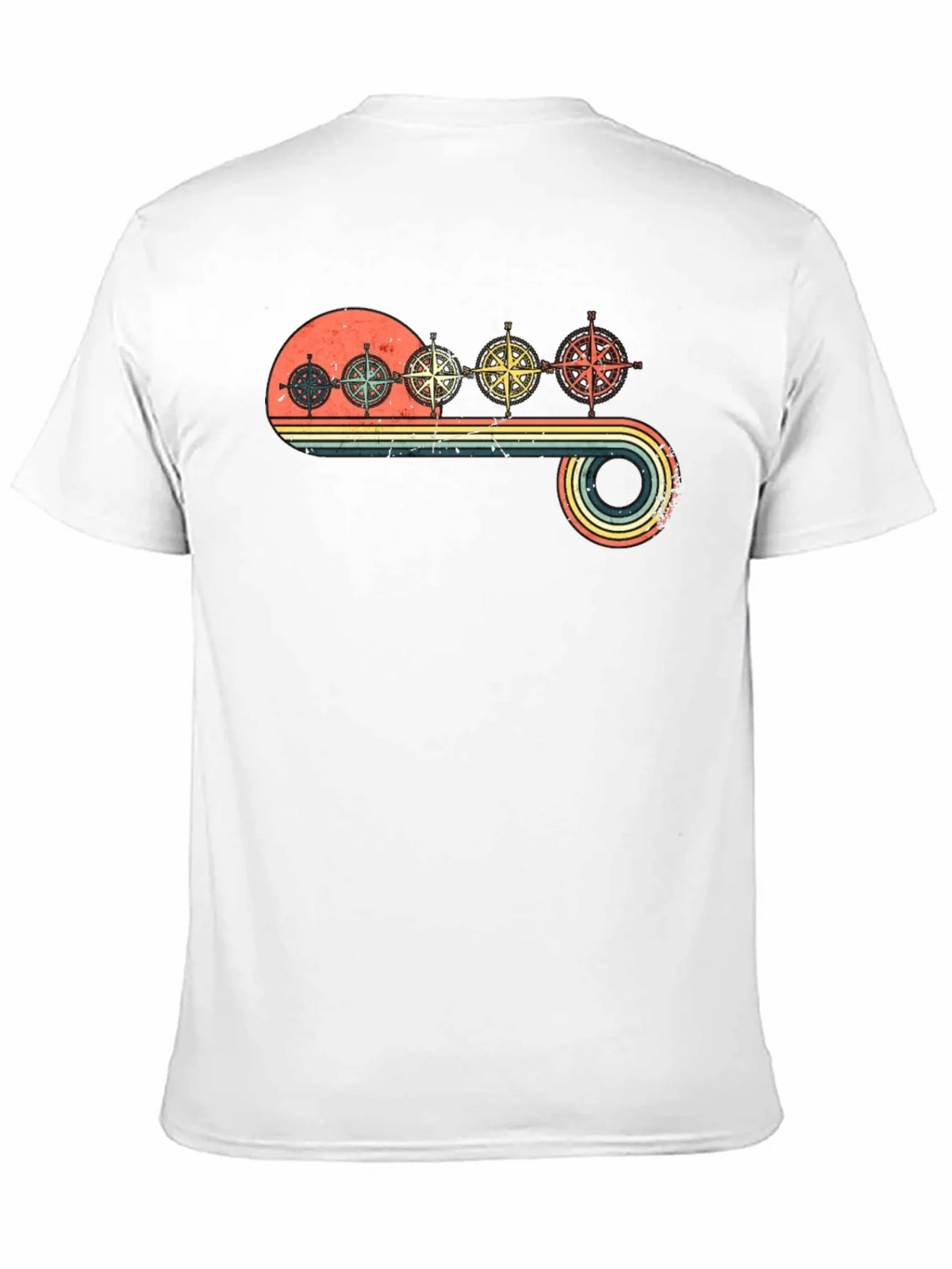 Vintage Compass T-Shirt - Retro Nautical Design product image 10