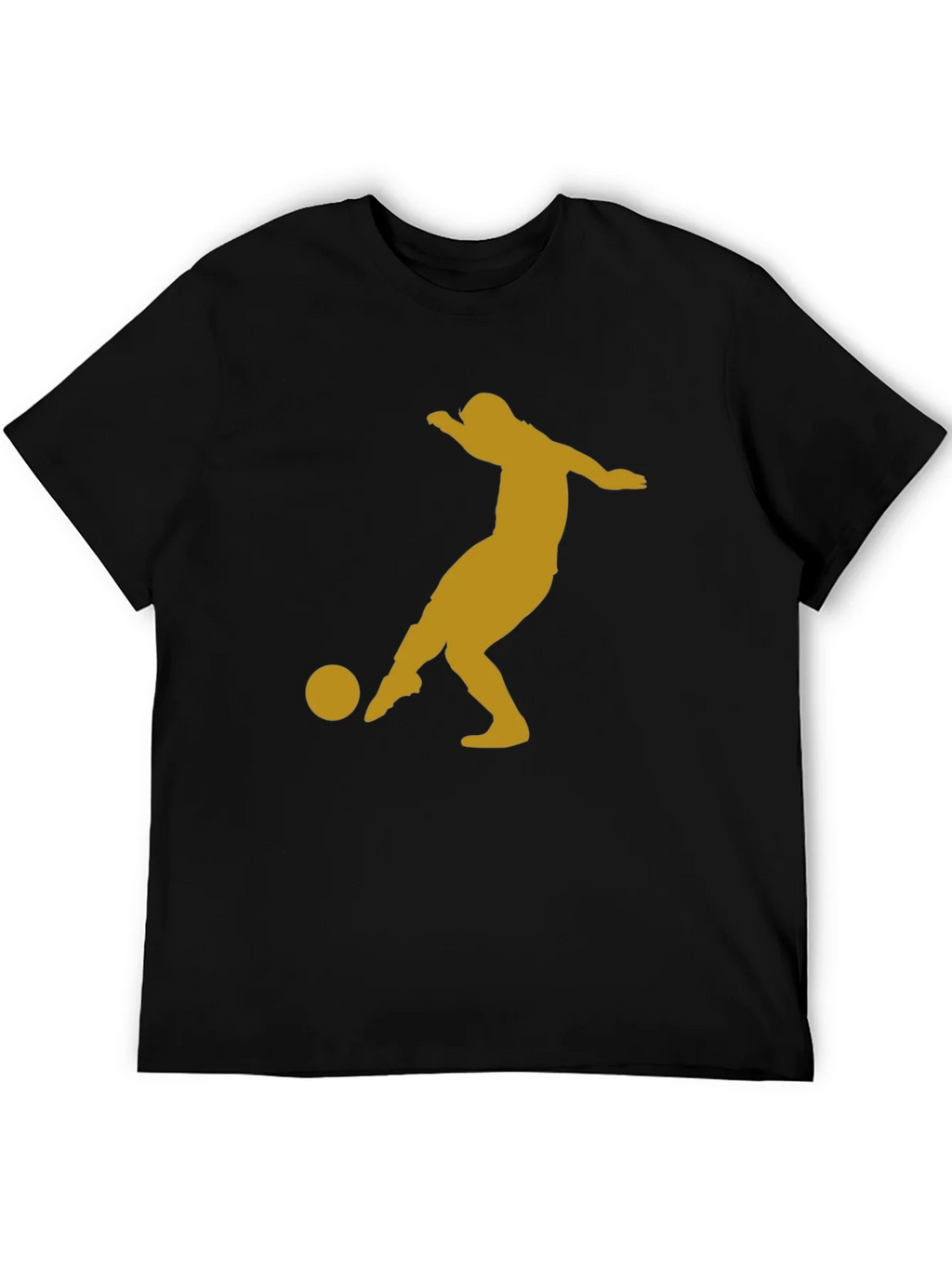 Soccer Player Graphic Tee - Black T-Shirt product image 5