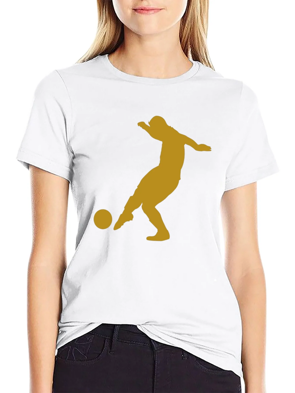 Soccer Player Graphic Tee - Black T-Shirt product image 8