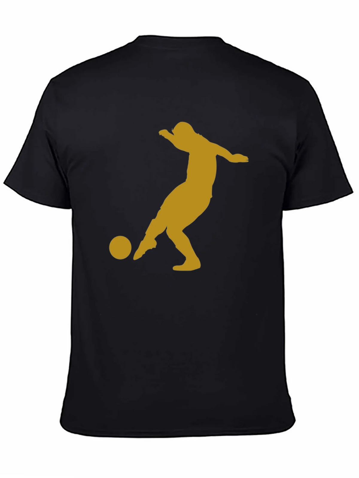 Soccer Player Graphic Tee - Black T-Shirt product image 4