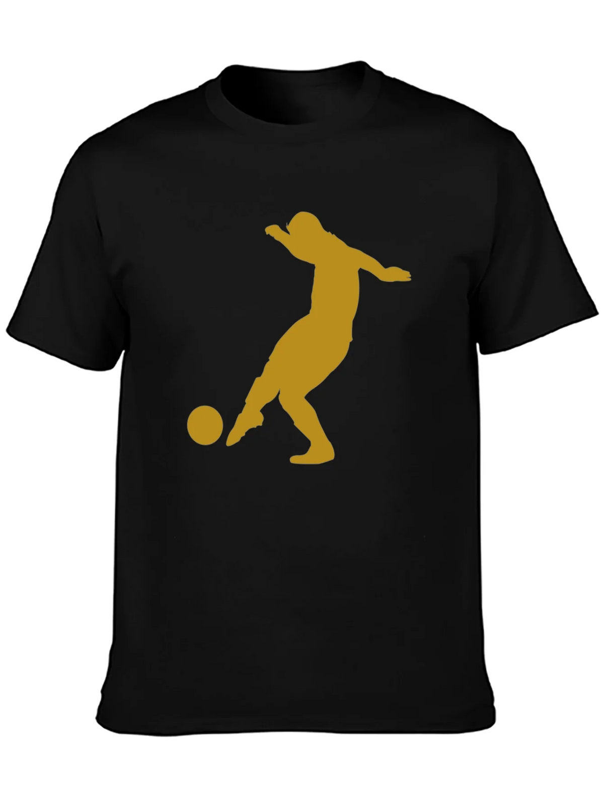 Soccer Player Graphic Tee - Black T-Shirt product image 3